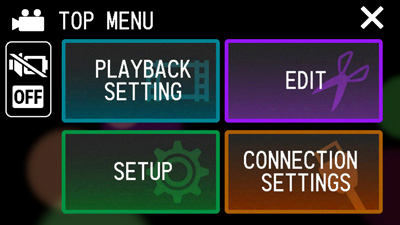 Big-Button On-Screen Menu